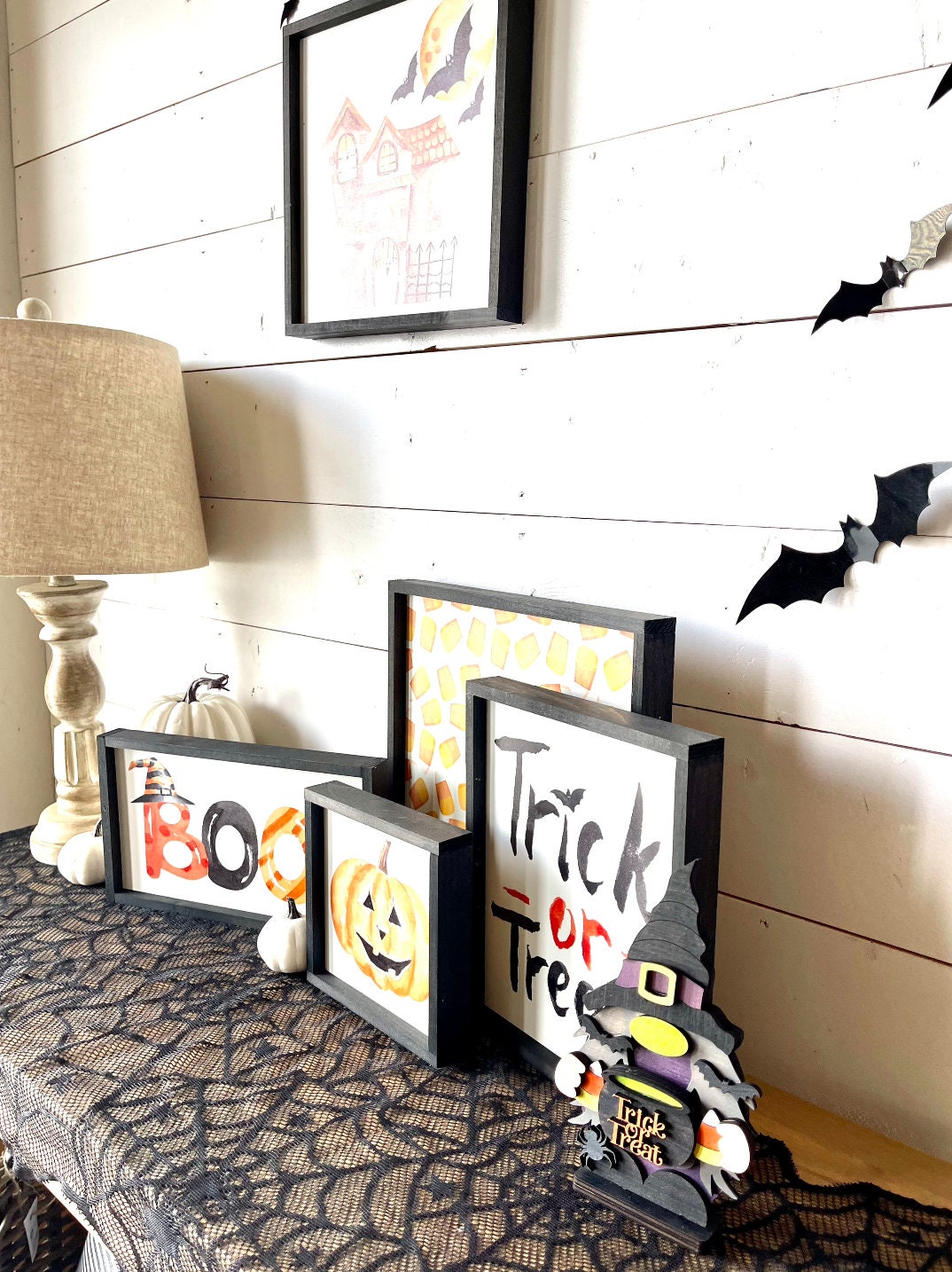Watercolor Halloween Wood Sign Bundle 2022