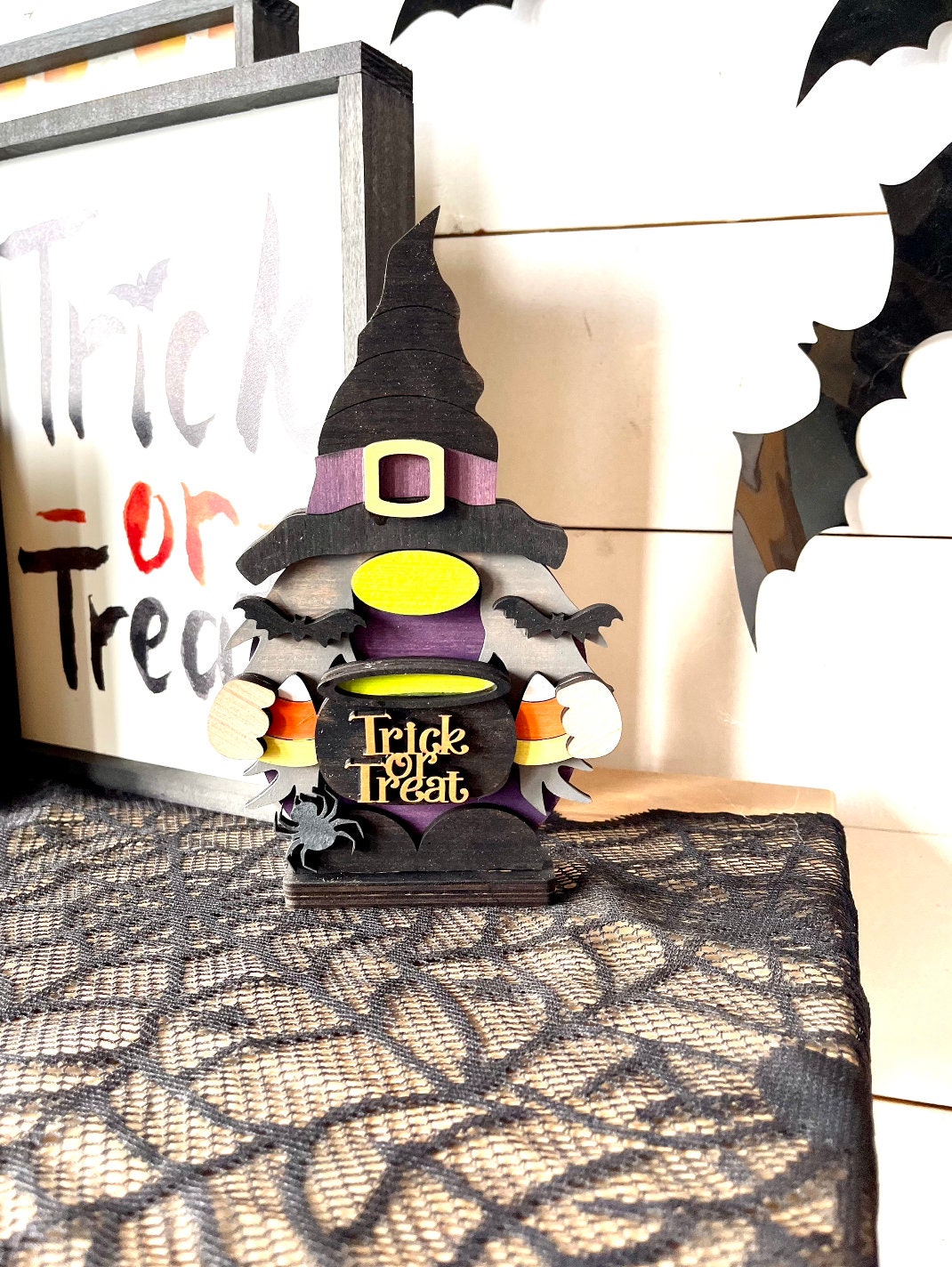 diy 3d halloween witch paint kit