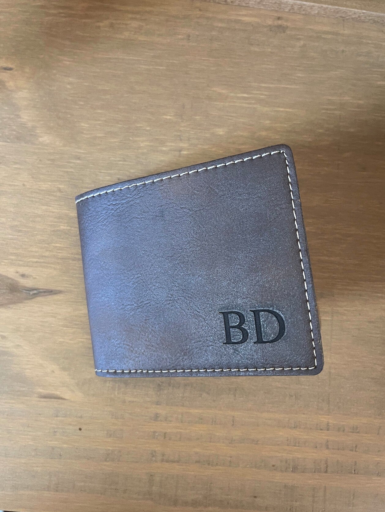 Your handwritten Family Note engraved into leather wallet