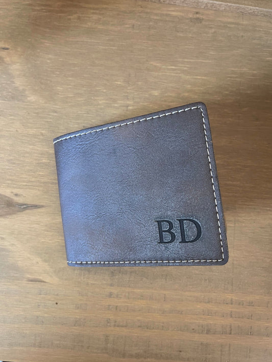 Your handwritten Family Note engraved into leather wallet