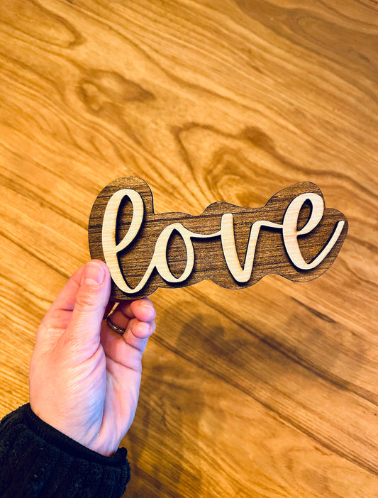 2024 Your Personalized 3D Word of the Year Cut Out Sign; one little word; new years resolution; goals; motivation wood sign