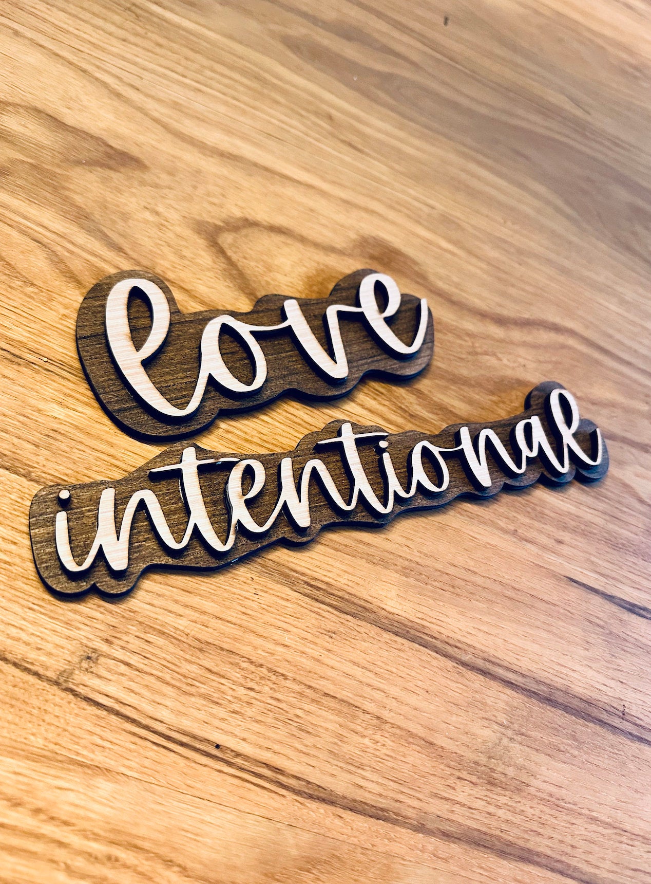 2024 Your Personalized 3D Word of the Year Cut Out Sign; one little word; new years resolution; goals; motivation wood sign