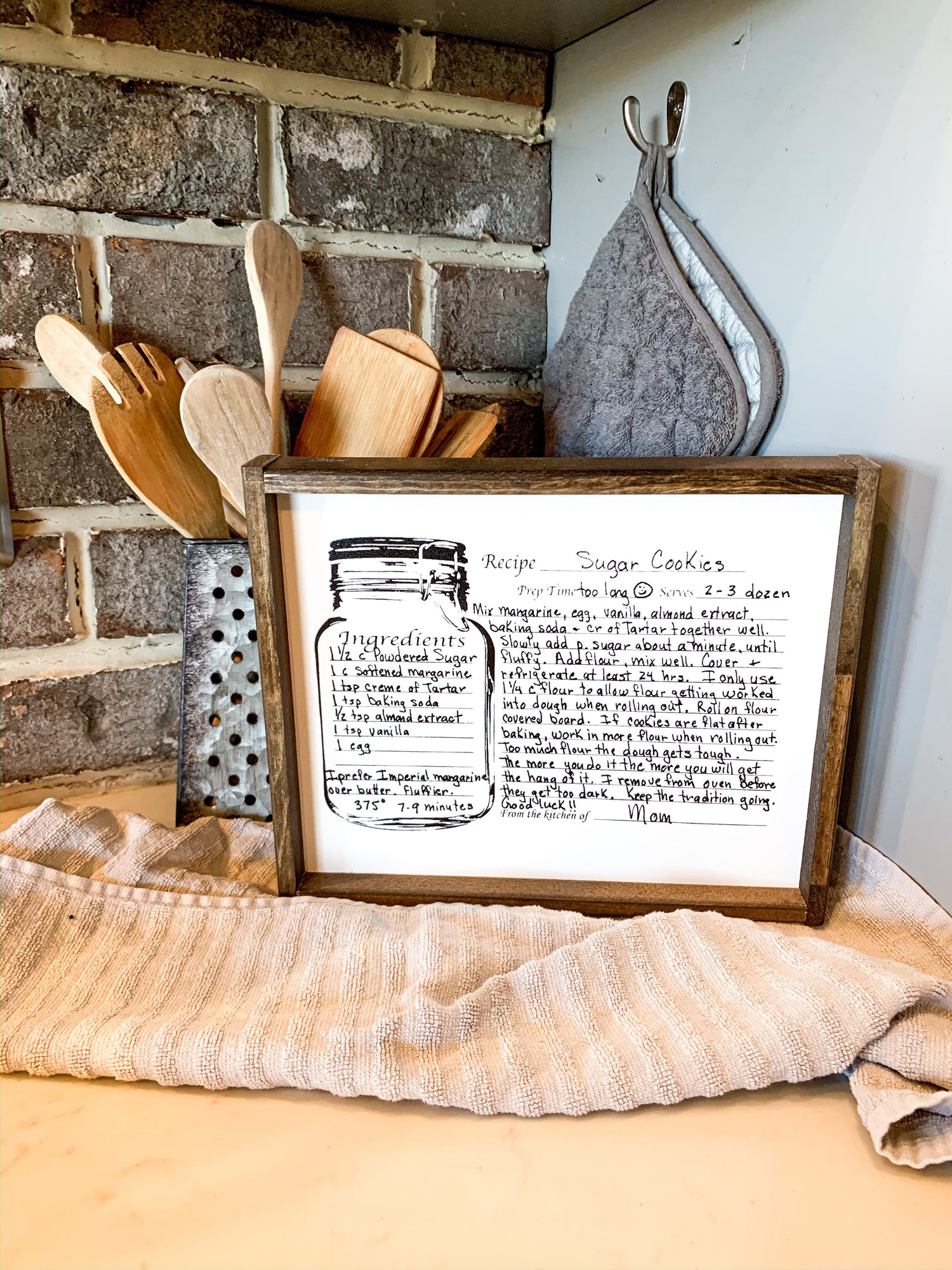 Handwritten notes and recipes