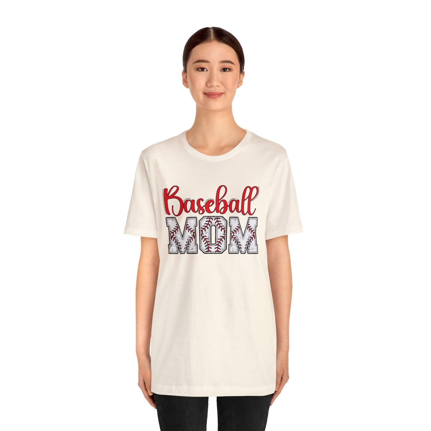 Baseball Mom Unisex Jersey Short Sleeve Tee