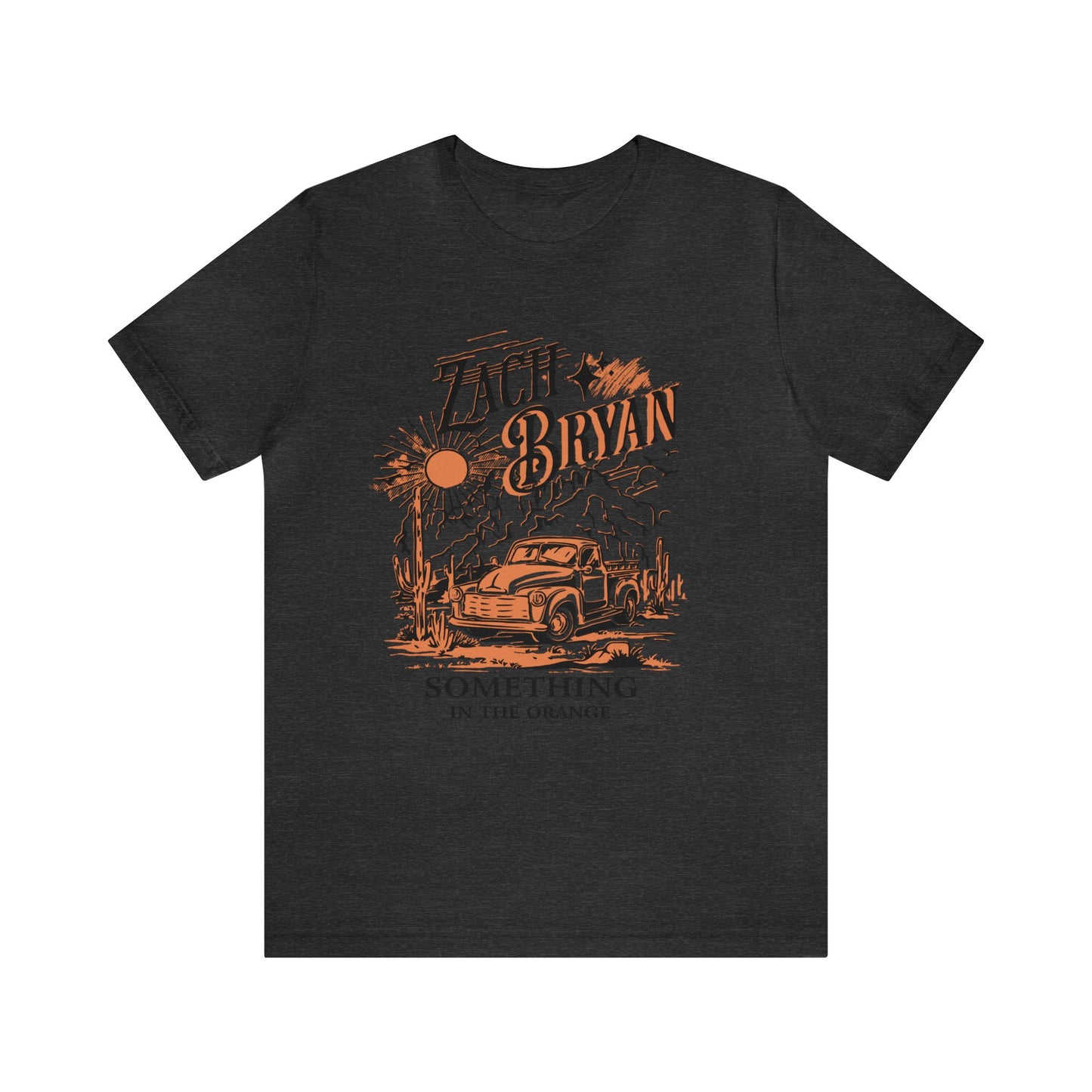 zach bryan something in the orange Unisex Jersey Short Sleeve Tee