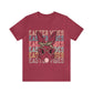 Easter Vibes Bunny Rabbit Bubble Gum Unisex Jersey Short Sleeve Tee