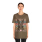 Easter Vibes Bunny Rabbit Bubble Gum Unisex Jersey Short Sleeve Tee