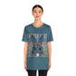 Easter Vibes Bunny Rabbit Bubble Gum Unisex Jersey Short Sleeve Tee