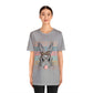 Easter Vibes Bunny Rabbit Bubble Gum Unisex Jersey Short Sleeve Tee