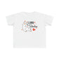 Llama be your valentine Toddler's Fine Jersey Tee