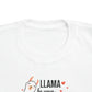 Llama be your valentine Toddler's Fine Jersey Tee