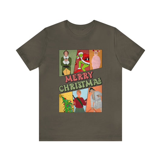 christmas movie vintage shirt Unisex Jersey Short Sleeve Tee