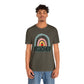 BOHO teacher rainbow Unisex Jersey Short Sleeve Tee