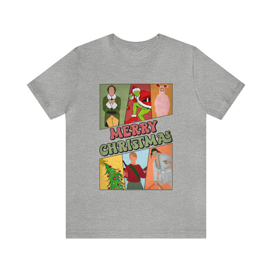 christmas movie vintage shirt Unisex Jersey Short Sleeve Tee