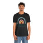 BOHO teacher rainbow Unisex Jersey Short Sleeve Tee