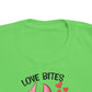 love bites! valentines day Toddler's Fine Jersey Tee