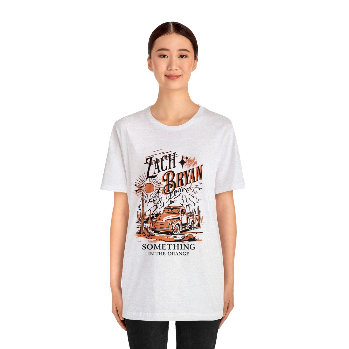 zach bryan something in the orange Unisex Jersey Short Sleeve Tee
