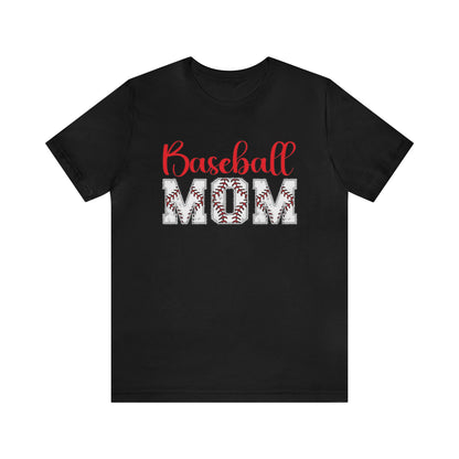 Baseball Mom Unisex Jersey Short Sleeve Tee