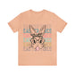 Easter Vibes Bunny Rabbit Bubble Gum Unisex Jersey Short Sleeve Tee