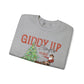 giddy up jingle horse Unisex Heavy Blend™ Crewneck Sweatshirt