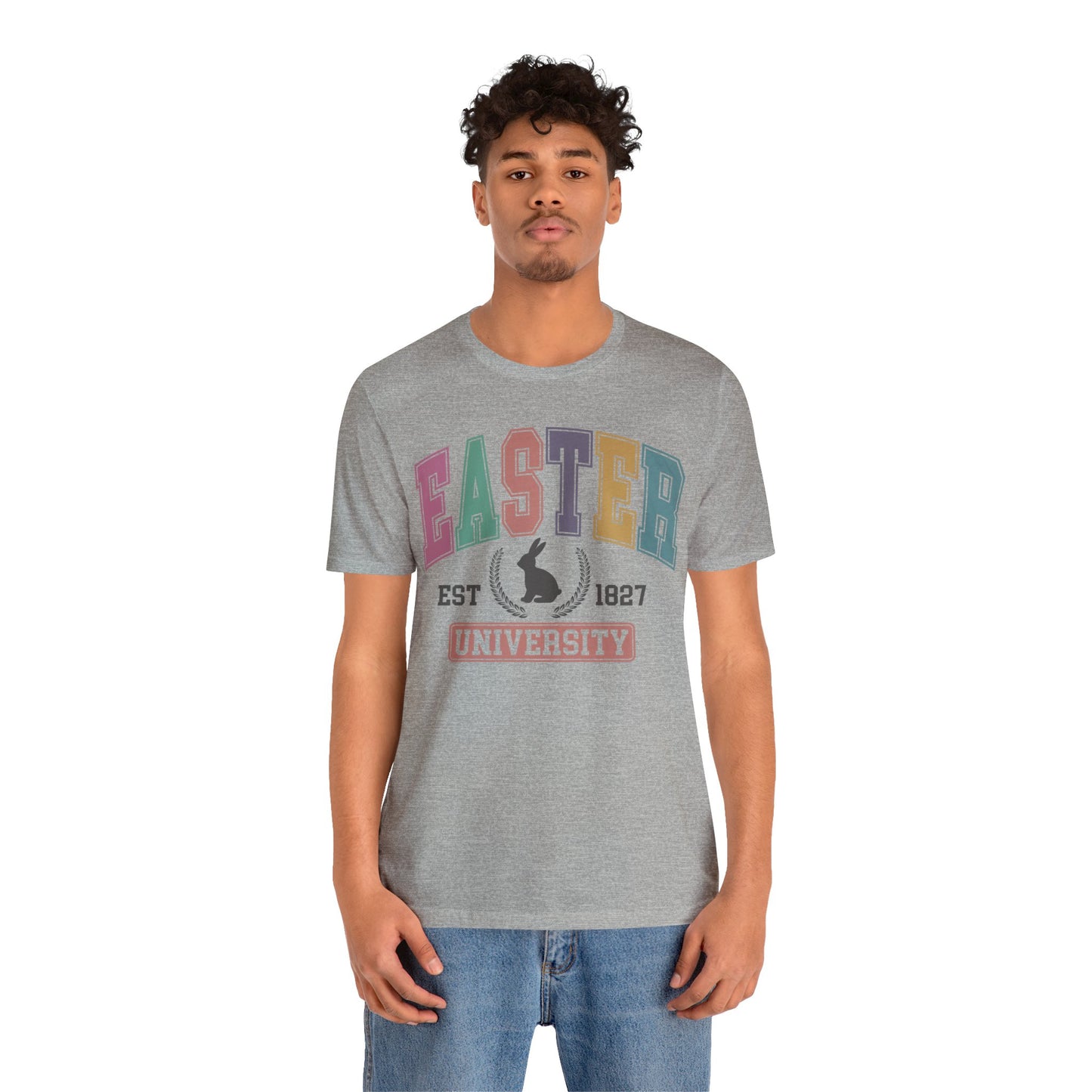 easter university Unisex Jersey Short Sleeve Tee