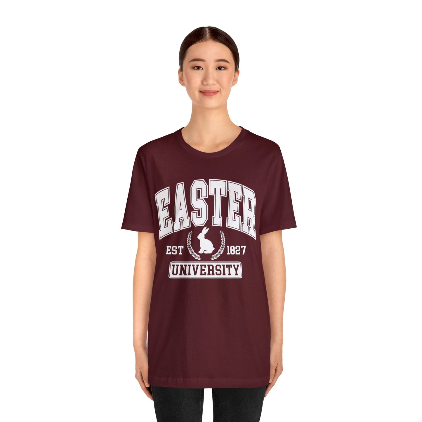 easter university Unisex Jersey Short Sleeve Tee