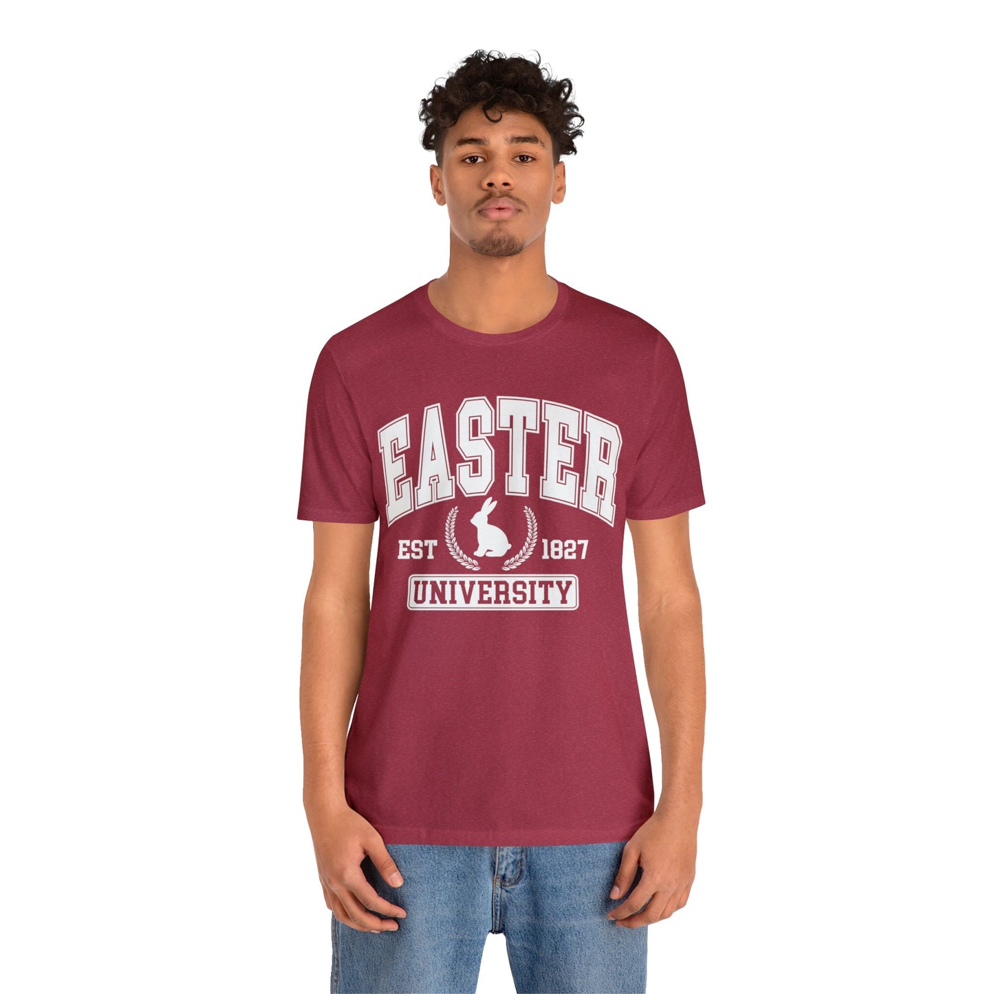 easter university Unisex Jersey Short Sleeve Tee