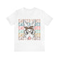 Easter Vibes Bunny Rabbit Bubble Gum Unisex Jersey Short Sleeve Tee