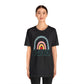BOHO teacher rainbow Unisex Jersey Short Sleeve Tee