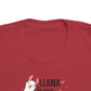 Llama be your valentine Toddler's Fine Jersey Tee