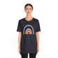 BOHO teacher rainbow Unisex Jersey Short Sleeve Tee