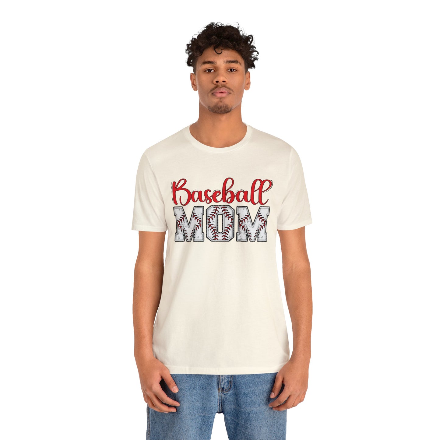 Baseball Mom Unisex Jersey Short Sleeve Tee
