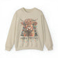 highland cow christmas Unisex Heavy Blend™ Crewneck Sweatshirt