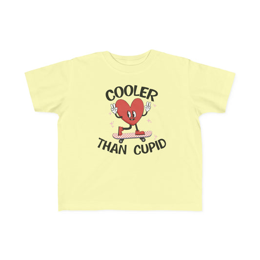 cooler than cupid Toddler's Fine Jersey Tee