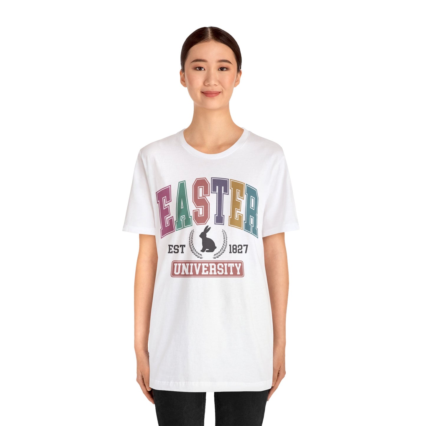 easter university Unisex Jersey Short Sleeve Tee
