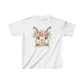 Floral Easter Bunny Shirt Kids Heavy Cotton™ Tee