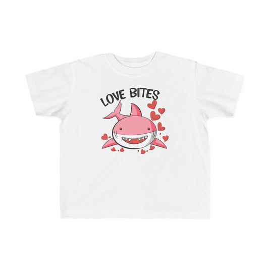 love bites! valentines day Toddler's Fine Jersey Tee