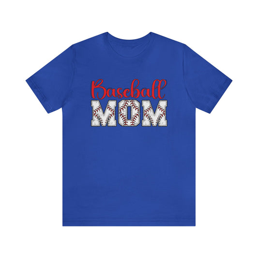 Baseball Mom Unisex Jersey Short Sleeve Tee