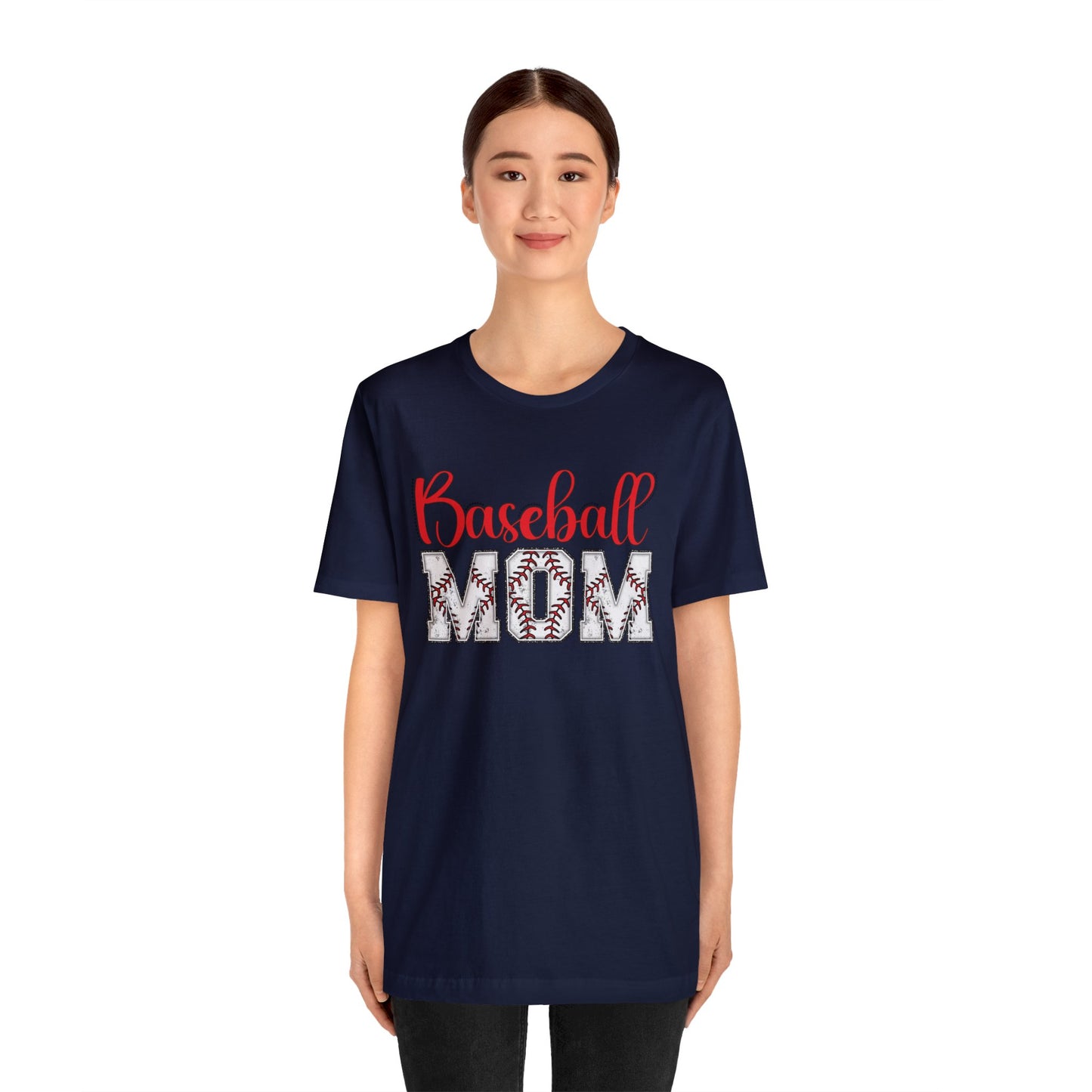 Baseball Mom Unisex Jersey Short Sleeve Tee
