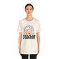 BOHO teacher rainbow Unisex Jersey Short Sleeve Tee