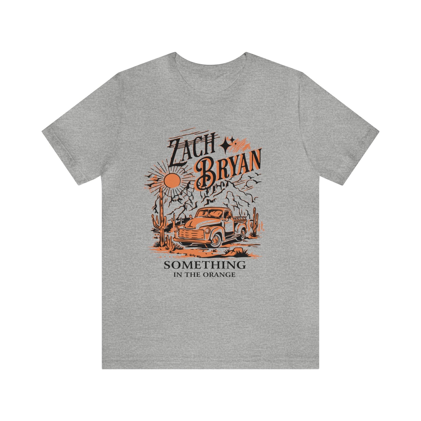 zach bryan something in the orange Unisex Jersey Short Sleeve Tee