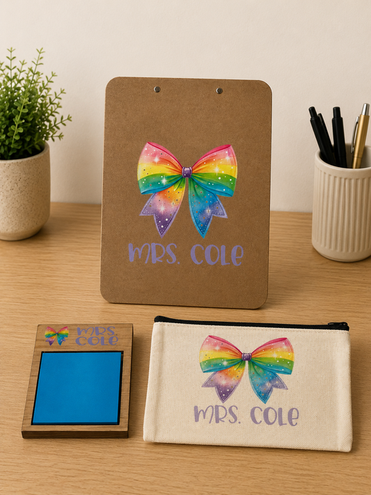 Personalized Teacher Desk Gift Set