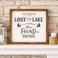 Lake House Decor Bundle – 6 Rustic Framed Wood Signs