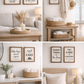 Lake House Decor Bundle – 6 Rustic Framed Wood Signs