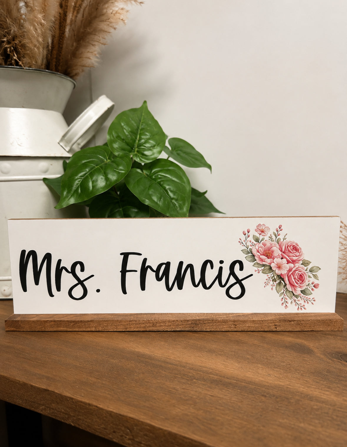 Personalized Teacher Desk Plate; Name Plate; Desk Plaque