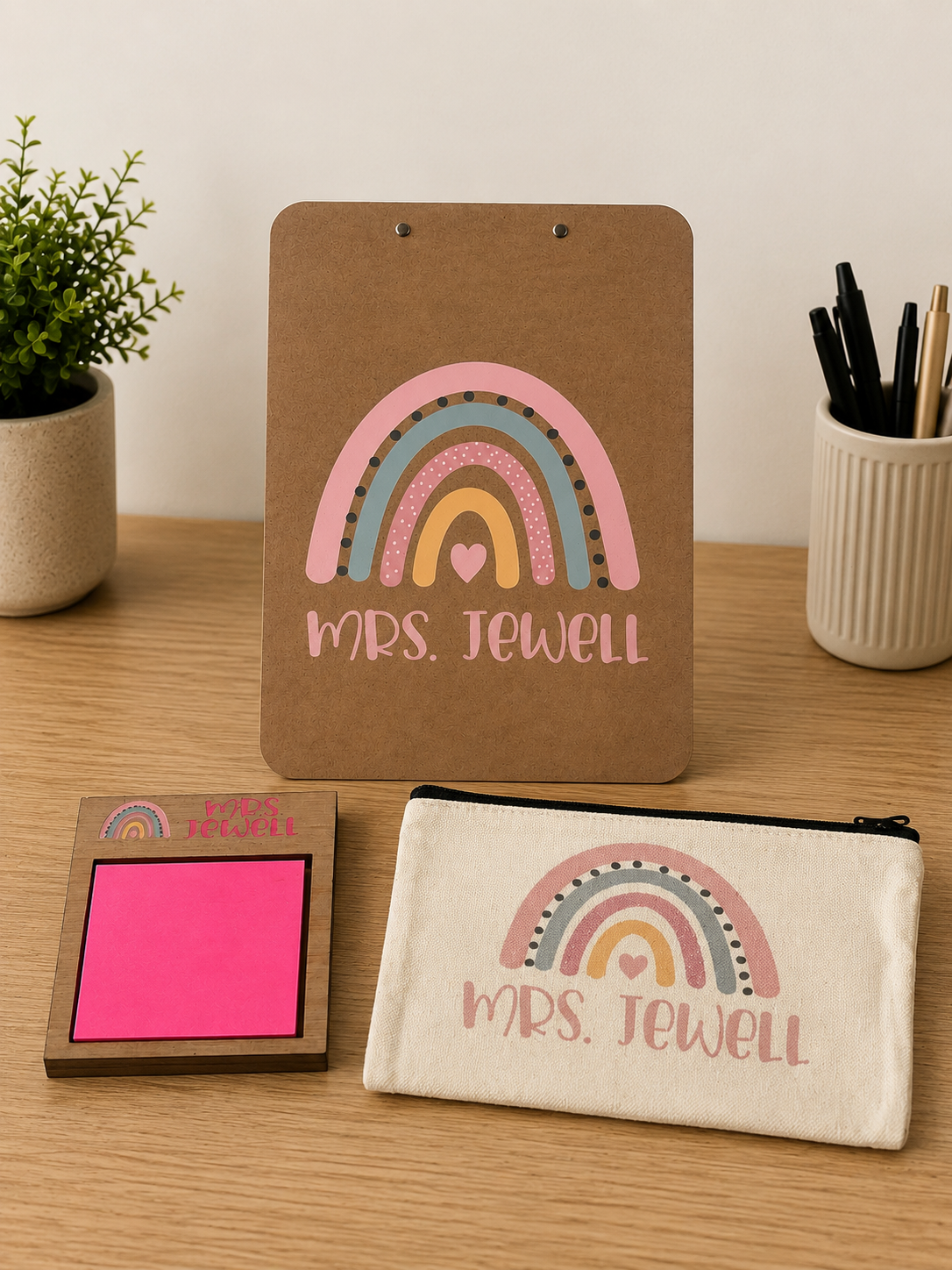 Personalized Teacher Desk Gift Set