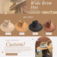 Custom Wide Brim Hat Decorating virtual