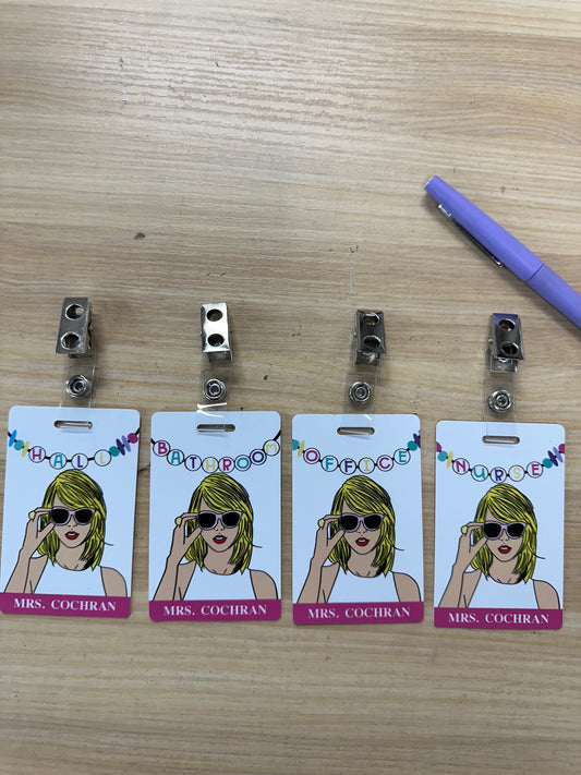 Swifty Custom Acrylic Classroom Hall Passes