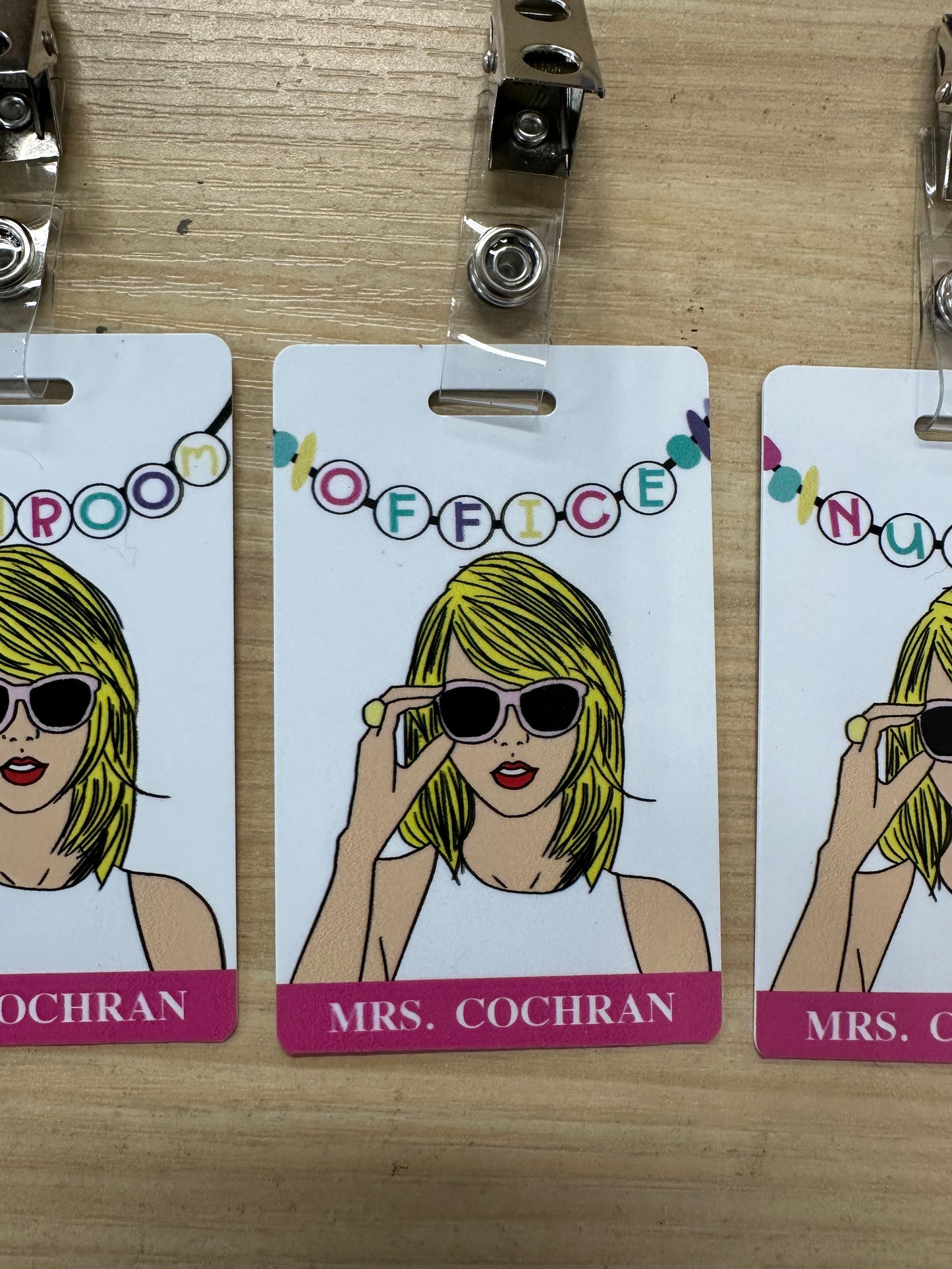 Swifty Custom Acrylic Classroom Hall Passes