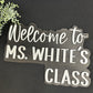 Welcome to  Personalized 3D Teacher Name Cut Out Sign